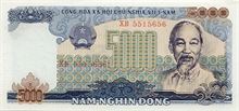 Vietnamský dong 5000