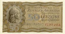 Argentinské peso 50