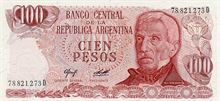 Argentinské peso 100