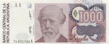 Argentinské peso 1000