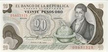 Kolumbijské peso 20