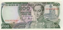 Kolumbijské peso 200