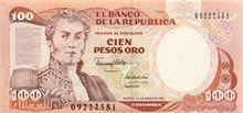 Kolumbijské peso 100