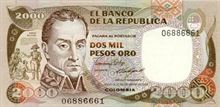 Kolumbijské peso 2000