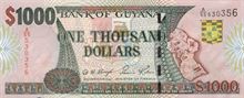 Guyanský dolar 1000