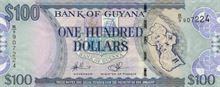 Guyanský dolar 100