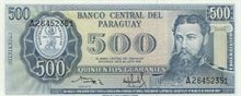 Paraguajské guarani 500