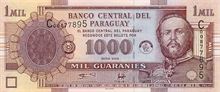 Paraguajské guarani 1000
