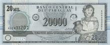 Paraguajské guarani 20000