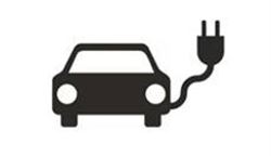 Piktogram e-auto elektromobil dopravní značka