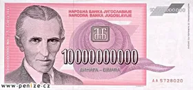 Nikola Tesla, deset miliard dinárů