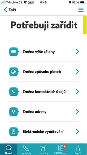 Mobilní aplikace Energie24 