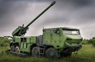 Samohybná houfnice Caesar 8×8 na podvozku Tatra