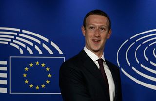 Mark Zuckerberg na půdě Evropského parlamentu