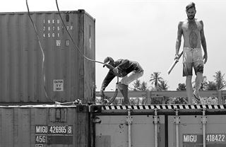 Na pankáče. Na Bali