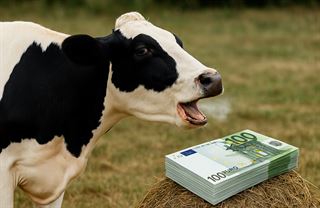 A ta kráva metan dává. Emisní povolenky se možná budou platit i na chov skotu