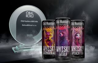 Obal, který vypráví příběh. Palírna U Zeleného stromu získala ocenění Obal roku 2025 za design plechovek Old Hunter’s Wild Mix