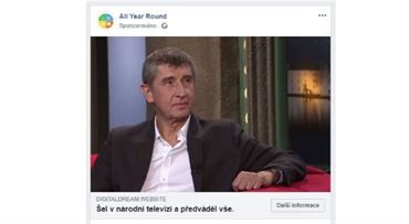 Babiš místo Kellnera. Podvodná kampaň ukradla novou tvář