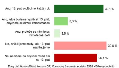 Kdo letos vyplatí 13. plat?