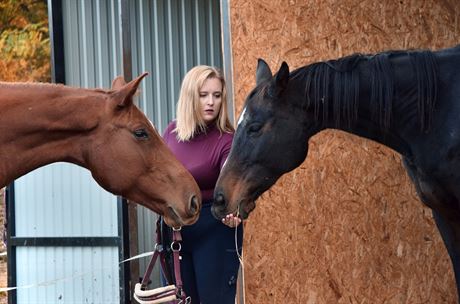 Černá ovce, bílý kůň. Podnikatelce pomáhají terapie s koňmi zachránit vlastní dům