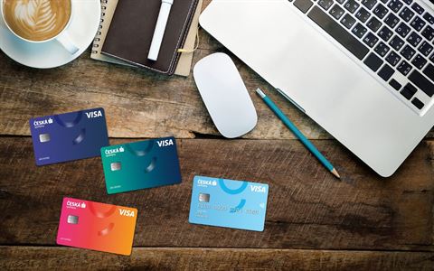 Nový design karet České spořitelny