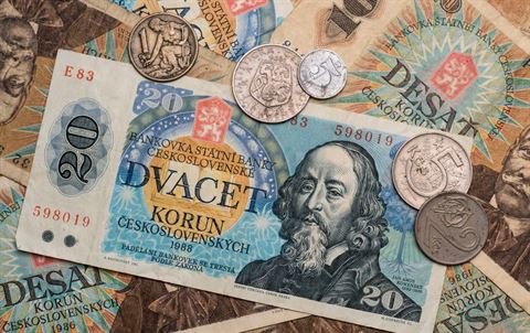 Bankovky Československo Brunovský