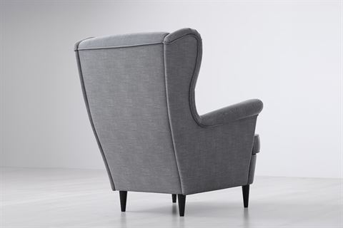IKEA Křeslo Strandmon, tmavošedé
