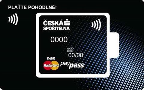 Platební nálepka Česká spořitelna