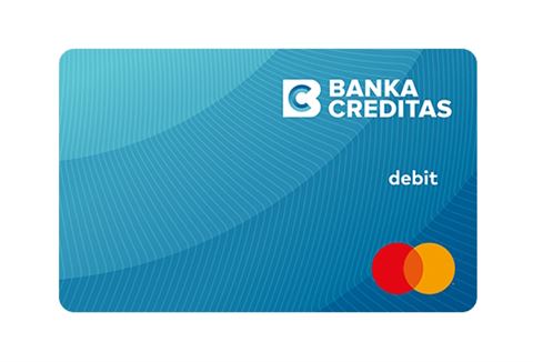 Banka Creditas debetní karta