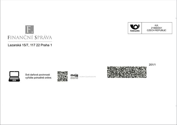 Daňové echo, přátelský dopis finanční správy