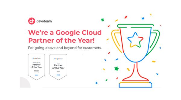 Devoteam získal ocenění Google Cloud Partner of the Year v oblasti EMEA a byl uznán jako lídr v oblasti Machine Learningu
