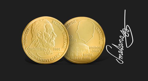 Investiční mince Bedřich Smetana pomáhá české kultuře