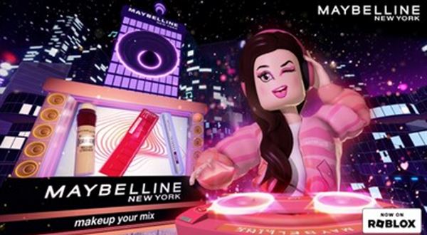 Senzace s Maybelline New York v Robloxu: Digitální dobrodružství make-upu a hudby