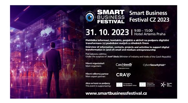 Smart Business Festival opět po roce přinese novinky o projektech a službách na podporu chytrého podnikání určených pro české malé a střední firmy