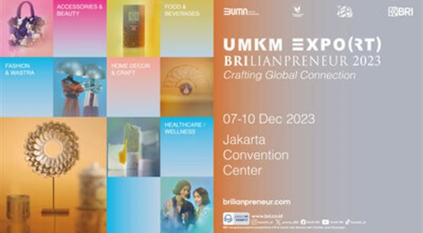 UMKM EXPO(RT) BRILIANPRENEUR 2023 nabízí cestu ke globálnímu úspěchu pro 700 vybraných indonéských mikro, malých a středních podniků