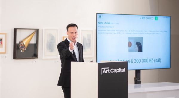 Ve Výstavní síni Mánes se konala 1. sálová aukce Art Capital