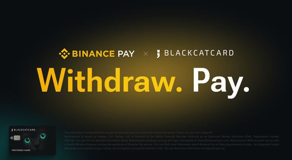 Binance Pay zvýší každodenní používání kryptoměn v Česku díky partnerství s Blackcatcard