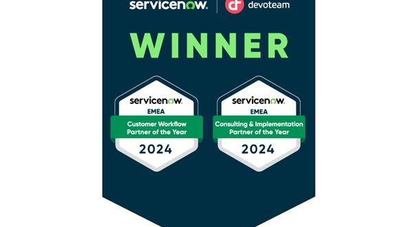 Devoteam získal dvě ocenění ServiceNow 2024 Partner Awards v regionu EMEA
