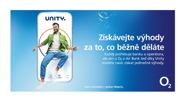 Spolupráce O2 a Air Bank se prohlubuje, nově pod hlavičkou UNITY. K novému telefonu získají zákazníci LED televizi zdarma
