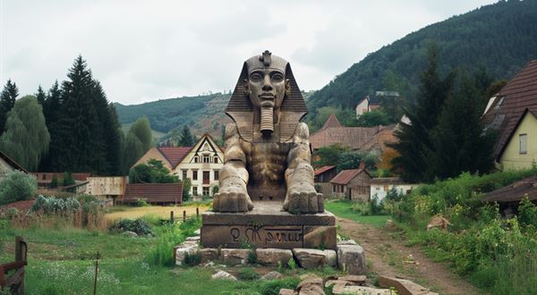 Socha svobody v Praze, Sfinga na Moravě. Jak by podle umělé inteligence vypadaly nejslavnější sochy v Česku?