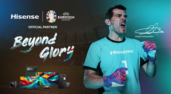 Společnost Hisense přivítá v kampani "BEYOND GLORY" pro UEFA EURO 2024™ brankářskou ikonu Ikera Casillase