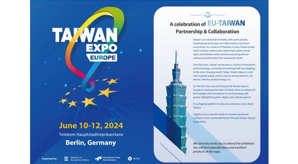 Pozvánka na Mezinárodní veletrh Taiwan Expo Berlín