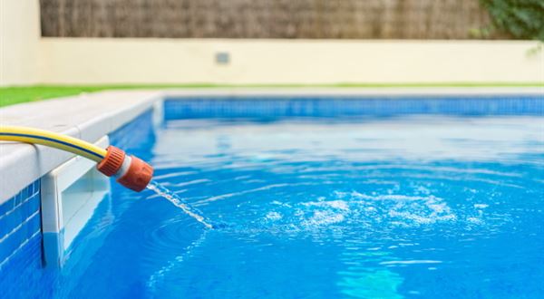 Napouštění bazénů z vlastní vodovodní přípojky