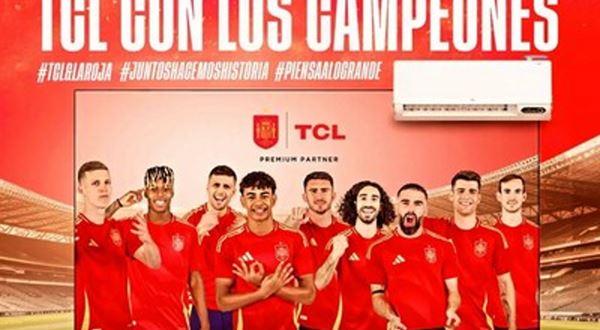 Gratulace pro La Roja - TCL oslavuje čtyřnásobné mistrovství španělské fotbalové reprezentace
