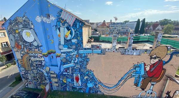 Tradiční umělecká přehlídka urban art festival Město=Galerie míří do Poděbrad