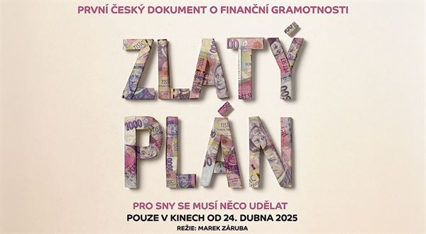 První český dokument o finanční gramotnosti Zlatý plán vstoupí do kin 24. dubna