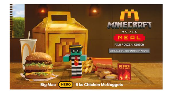Vytvořte si svůj svět s McDonald's & Minecraft