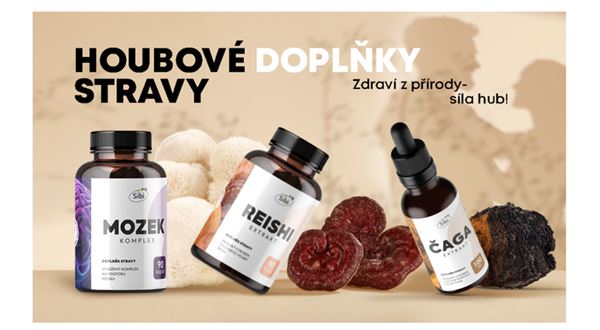 Houbové doplňky stravy – přírodní podpora, kterou zákazníci hledají právě v lékárně