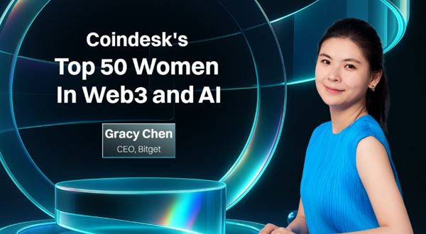 Generální ředitelka burzy Bitget Gracy Chen se umístila v žebříčku CoinDesk Top 50 žen v oblasti Web3 a AI