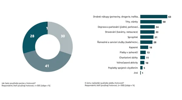 Průzkum: Hotovost jako jistota i nutnost. Polovina Čechů se bez ní neobejde